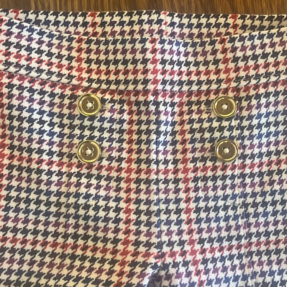 Janie and Jack houndstooth stretchy bellbottoms pants - Picture 2 of 4